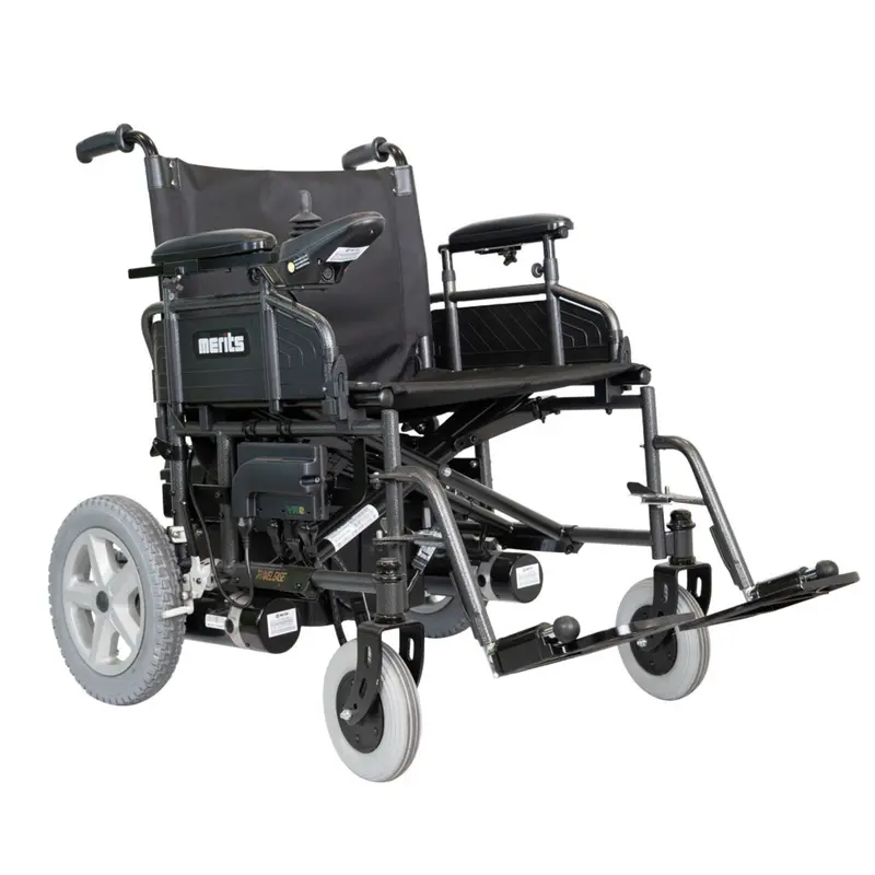 Merits Travel-Ease P183: Folding Electric Wheelchair With 700 Lb Capacity 1