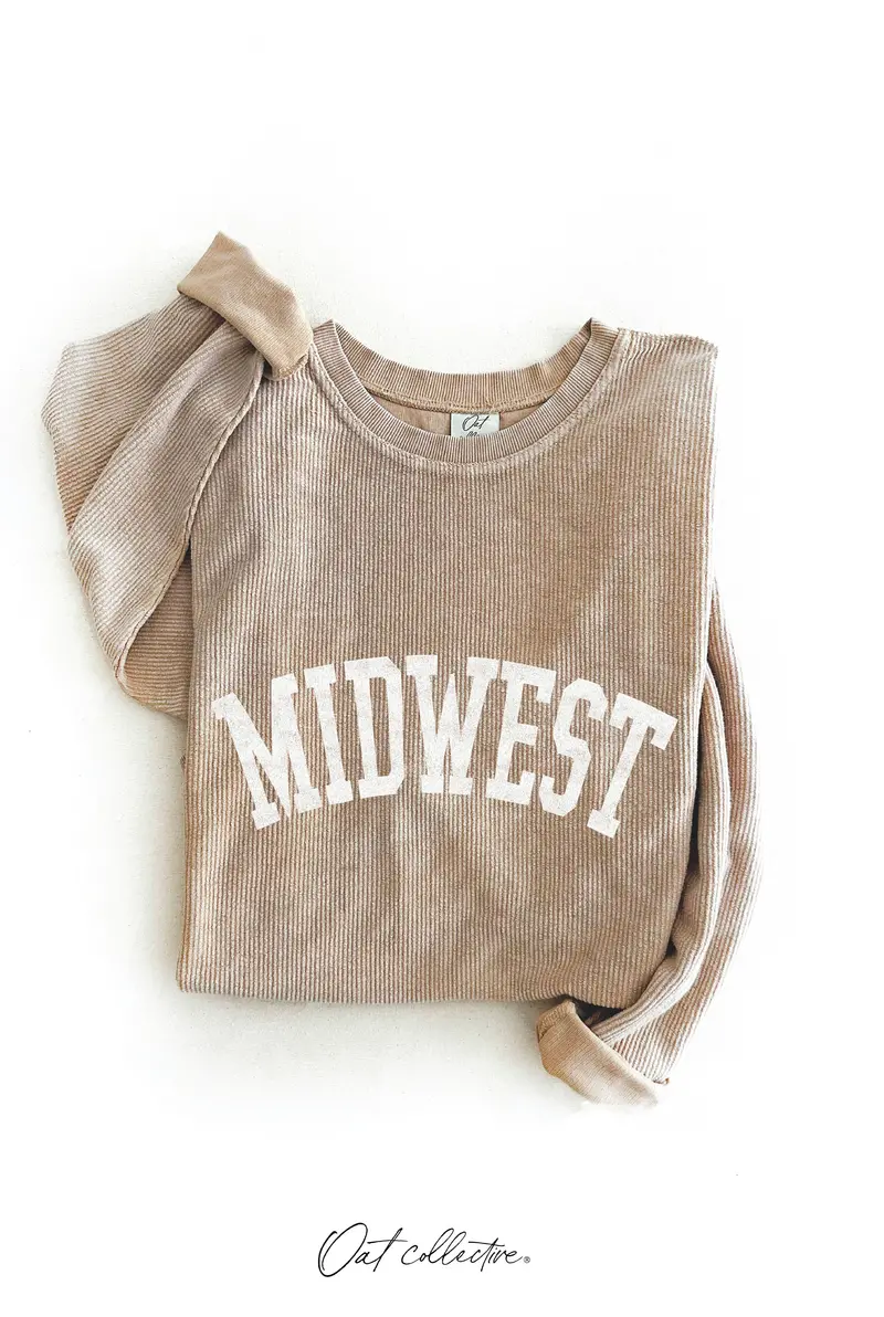 Midwest Thermal Crewneck Sweatshirt – Vintage-Inspired Knit 1