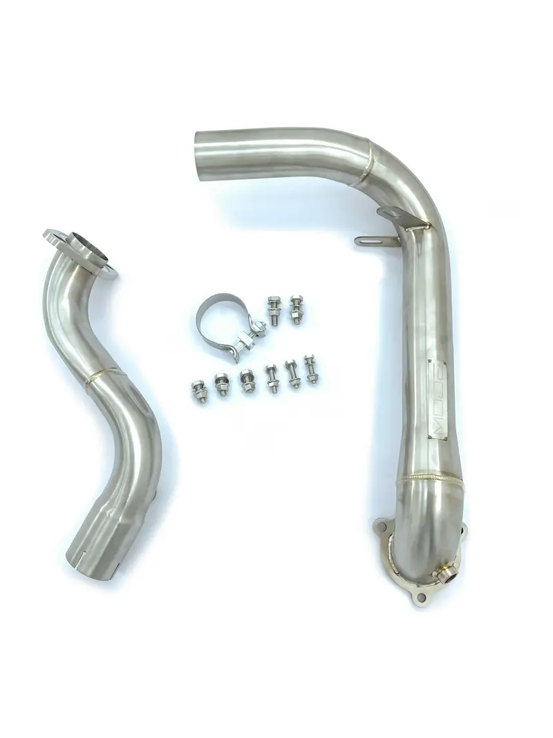 Mode 3.5" Catted Downpipe With Heat Shield For Mercedes-Benz A200/A250 (W177), Cla220/Cla250 (C118), Gla220/Gla250 (H257), B220/B250 (W247), Glb250 (X247) 1