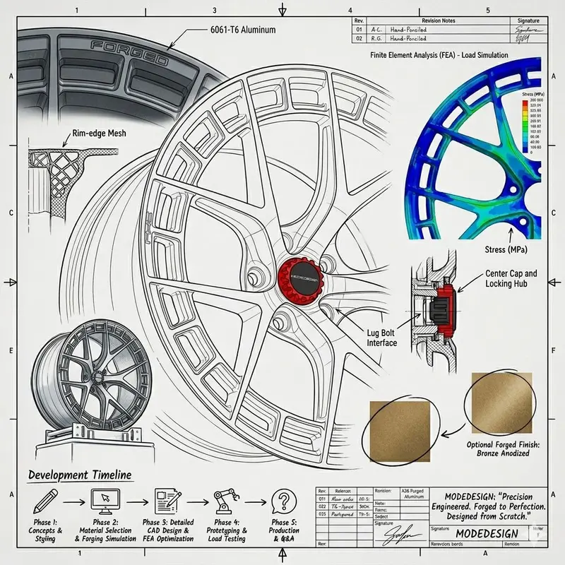 Mode Design™ Custom Forged Wheel Program – Fully Bespoke Options 1