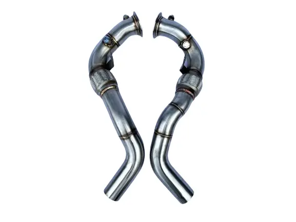 Mode Design Decatted N63R/S63 Downpipe For Bmw X5M F85, X6M F86, M550I G30, 750I G11 & X5/X6/X7 M50I Models 1
