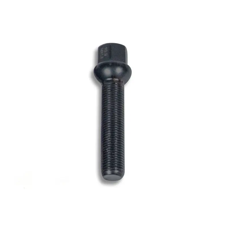 Mode Plustrack Extended Black Lug Bolts – 14×1.5Mm, 55Mm Length, Ball Seat, 17Mm Hex 1