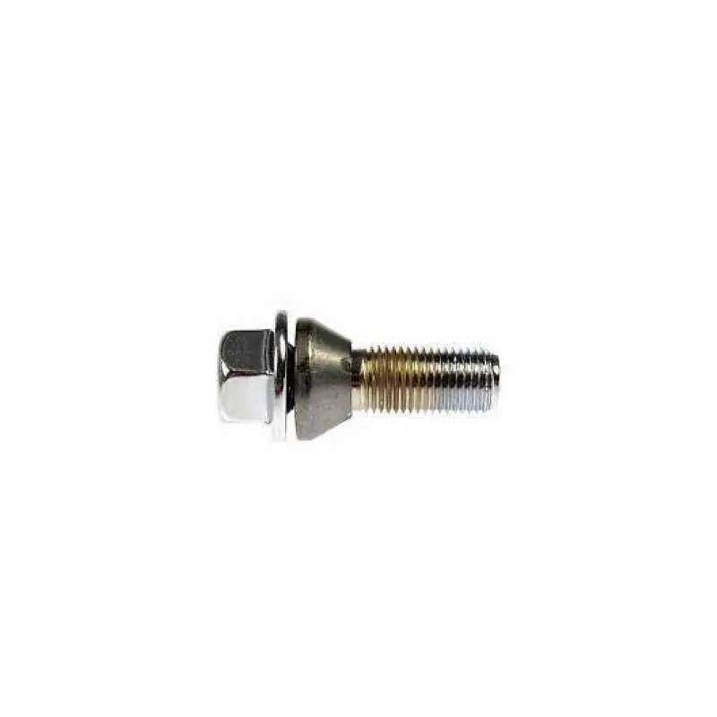 Mode Plustrack Extended Lug Bolt – 14×1.5Mm, Silver, 37Mm Length, Conical Tapered Seat, 19Mm Head 1