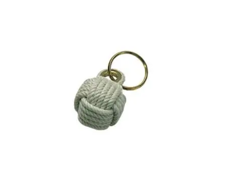 Monkey Fist Knot Keychain – Nautical Style 1