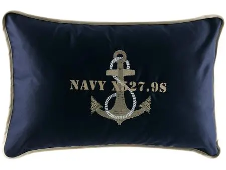 Navy Blue Rectangular Cushion – 40X60 Cm, Model 50702 1