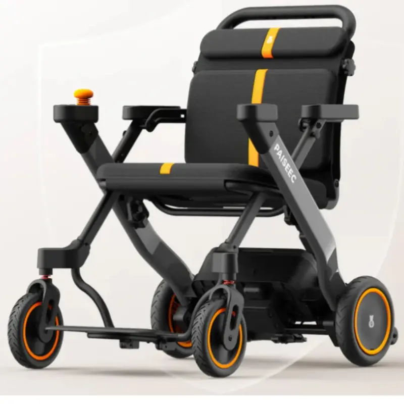 Paiseec W1 Convertible Folding Electric Wheelchair (2-In-1 Design) 1