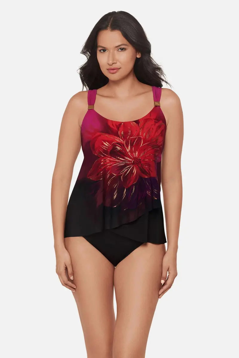 Petali Rosa Dazzle Tankini Top 1
