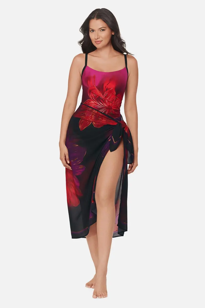 Petali Rosa Pareo Beach Cover Up 1