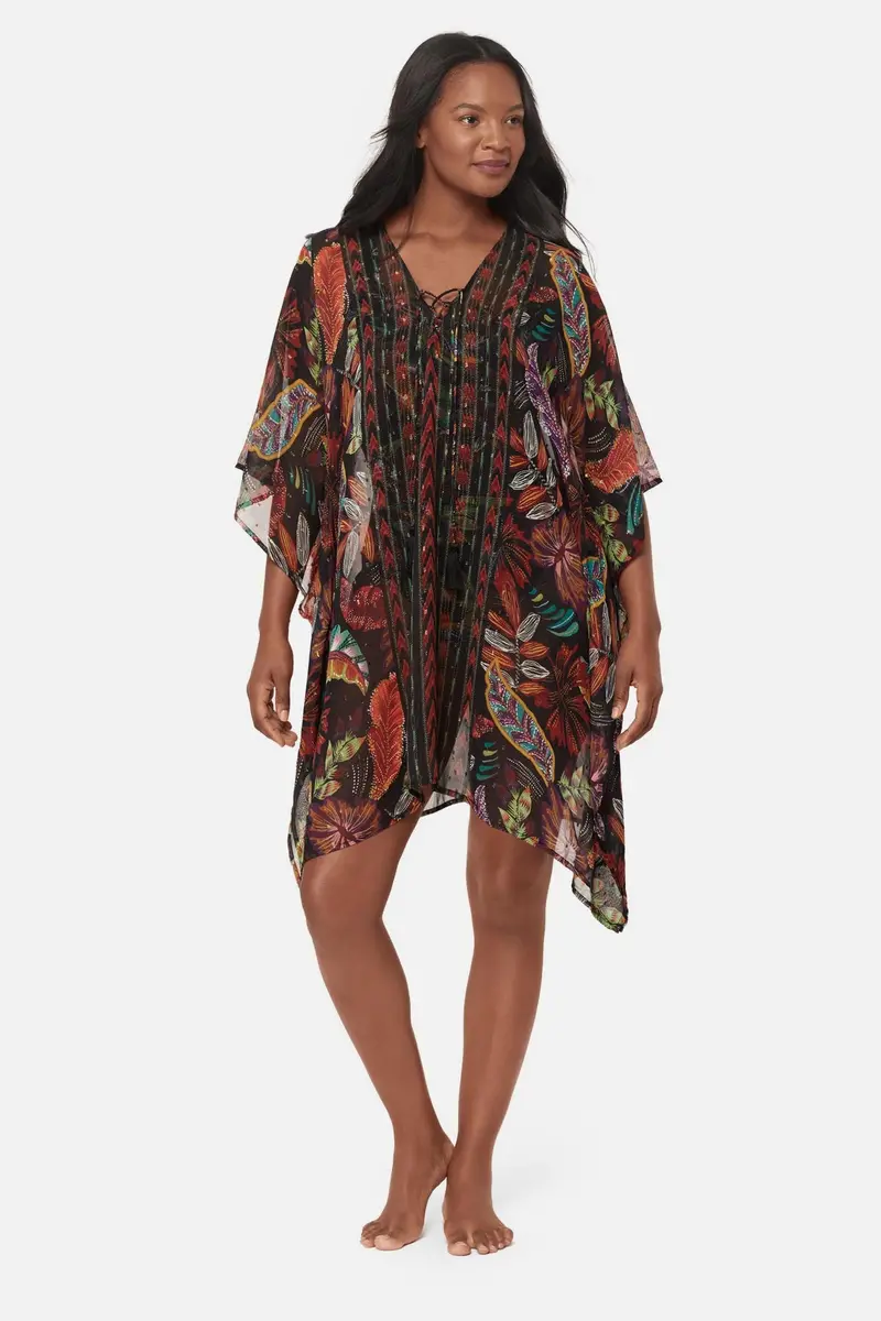 Pluma Orla Caftan Beach Cover Up 1