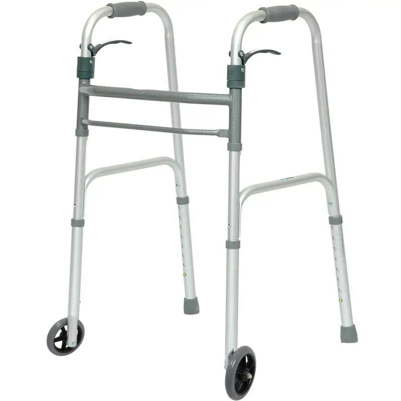 Probasics Sure Lever Release Folding Walker With Smooth Deployment 1
