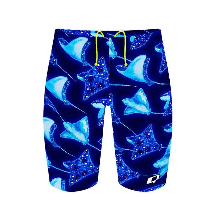 Q Swimwear Manta Ray Design Jammer Swimsuit 1