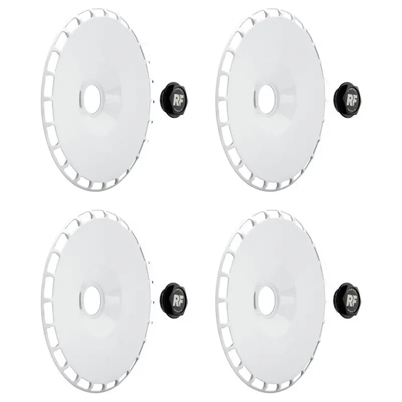 Rotiform 19" Aerodisc Wheel Kit With White Hex Nuts (Las-R / Buc-M / Rse Fit) 1