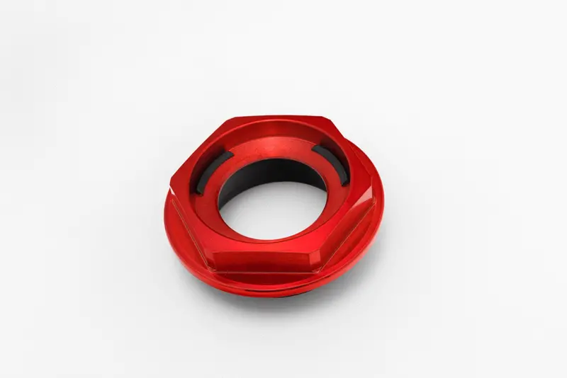 Rotiform Billet Hex Nut – Red Finish (Las-R, Buc-M, Lsr, Six, Rse) 1