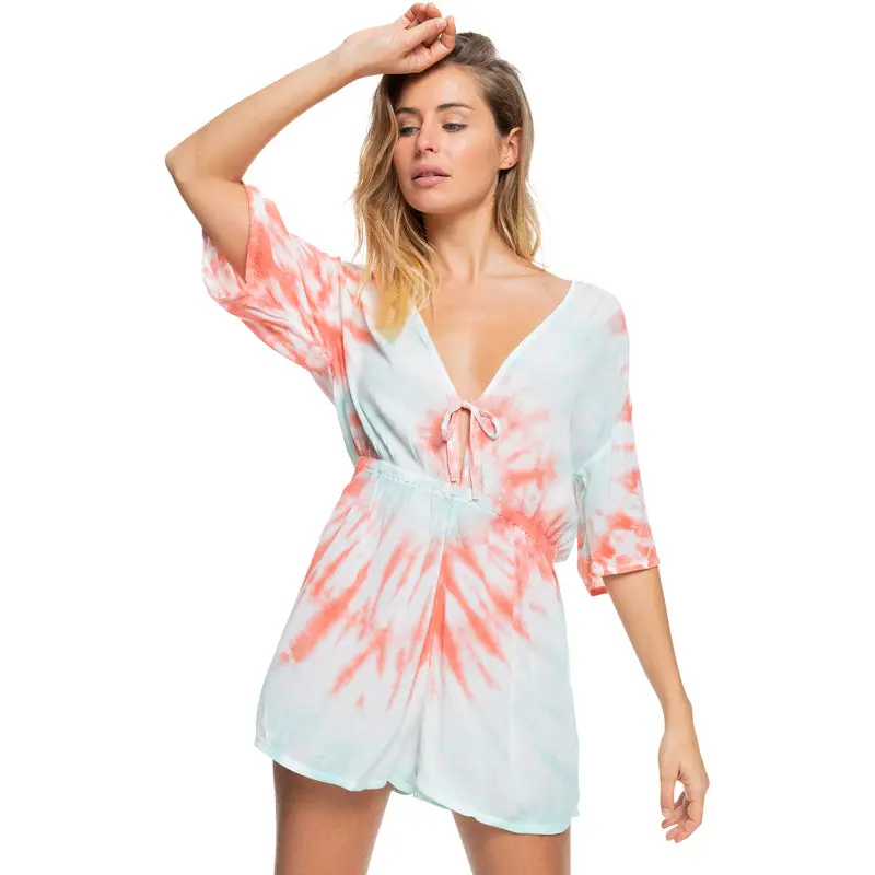 Roxy Chill August V-Neck Romper Swimsuit 1