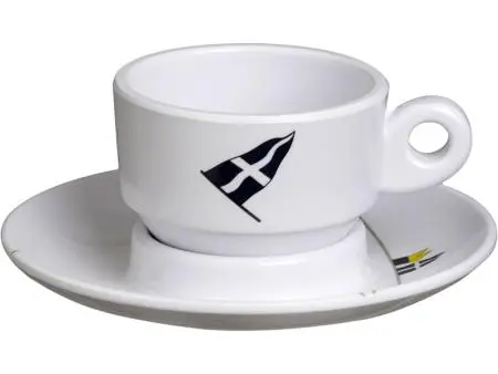 Set Of 6 Espresso Cups & Saucers – Regata Collection 1