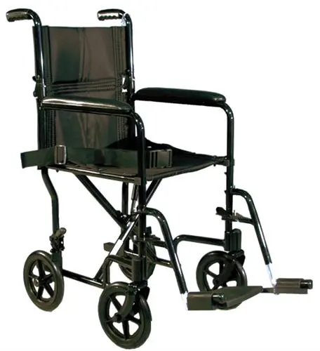Shopper 8 Lightweight Folding Transit Wheelchair 1