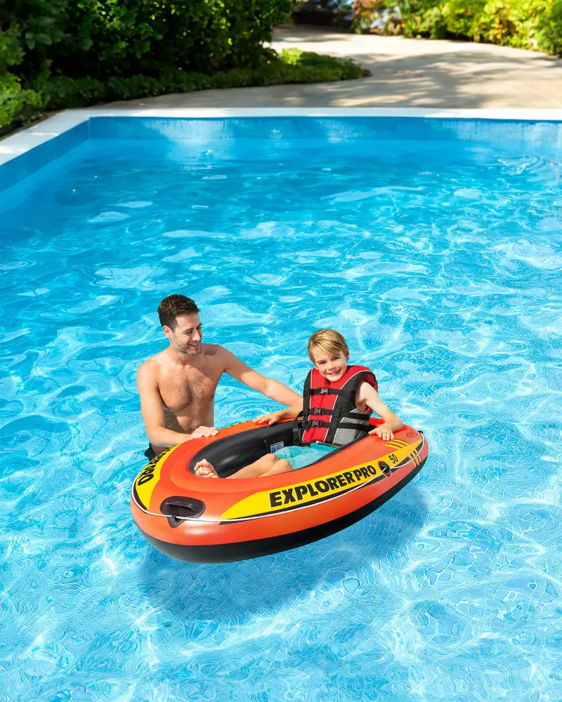 Single-Rider Inflatable Boat – Compact 1-Person Craft 1