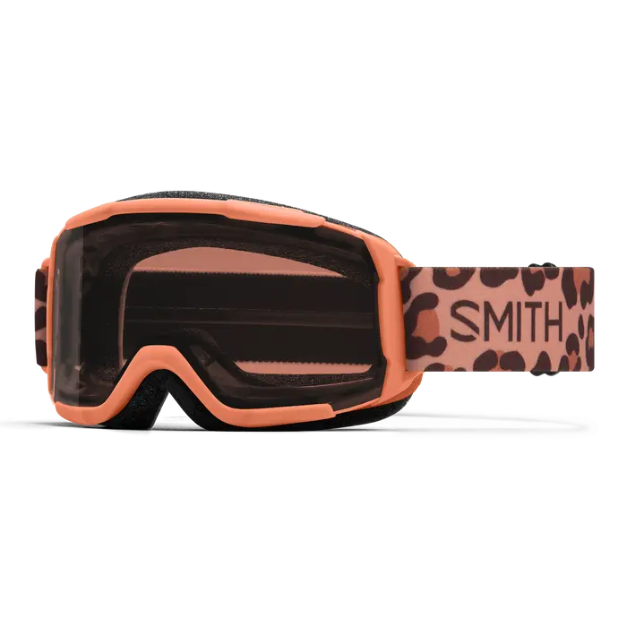 Smith Daredevil Youth Snow Goggles – Coral Cheetah Print 1