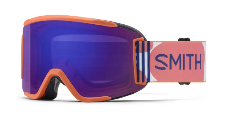 Smith Squad S Snow Goggles – Coral Riso Print Lens For All-Mountain Use 1