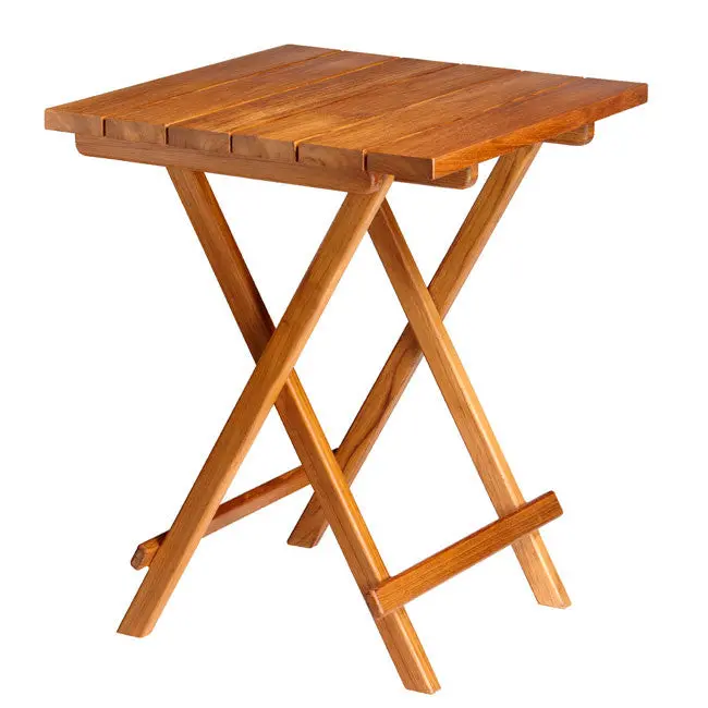 Square Teak Table, 60X60 Cm, Height 75 Cm 1