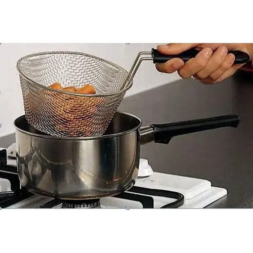 Stainless Steel Cooking Basket For Retail Display 1