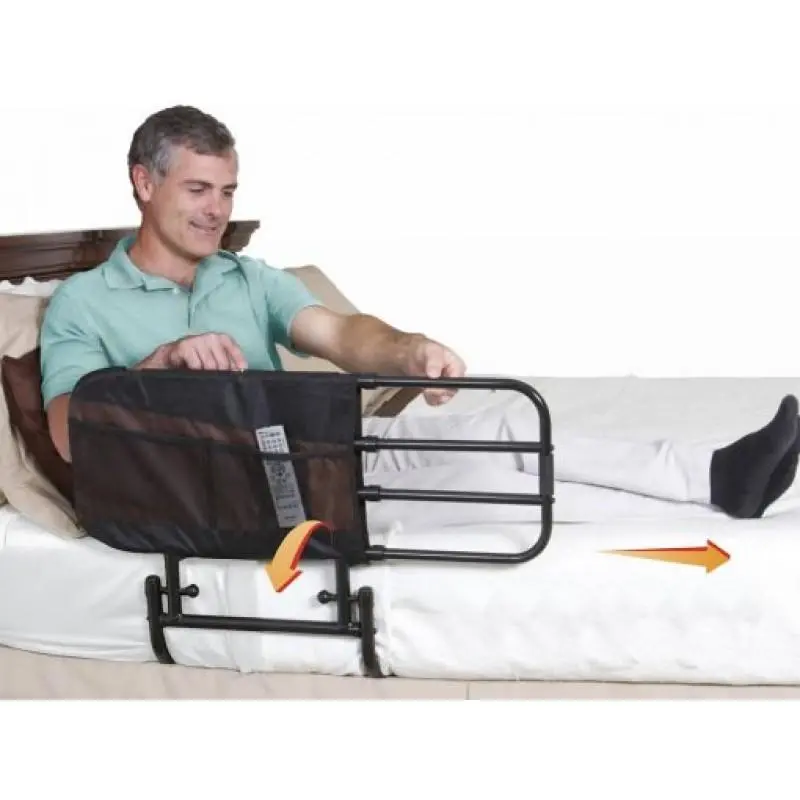 Stander Ez Adjust Bed Rail – Tool-Free Height-Adjustable Safety Rail 1