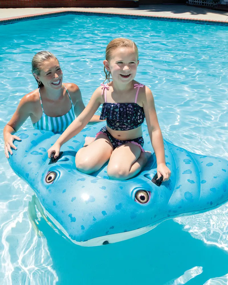 Stingray Ride-On Pool Float – Inflatable Water Toy 1