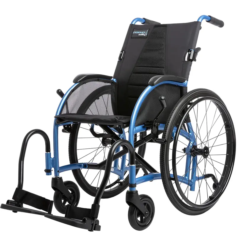 Strongback Comfort 22S Lightweight Folding Manual Wheelchair – Small Frame 1
