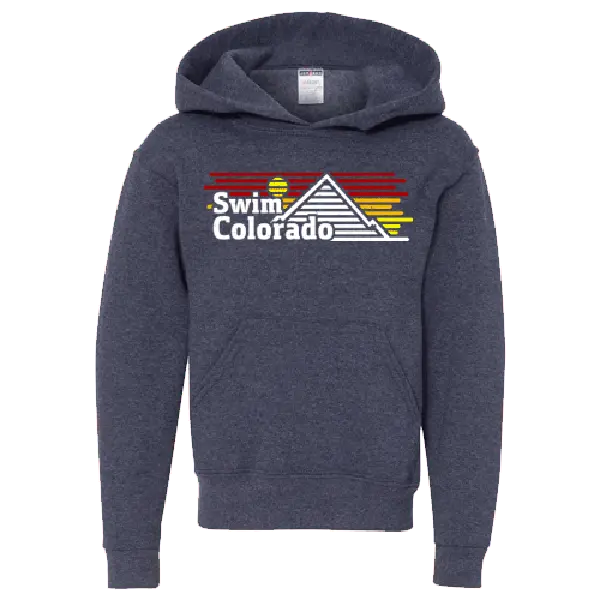 Swim Colorado Retro Cotton Hoodie – Youth Size 1
