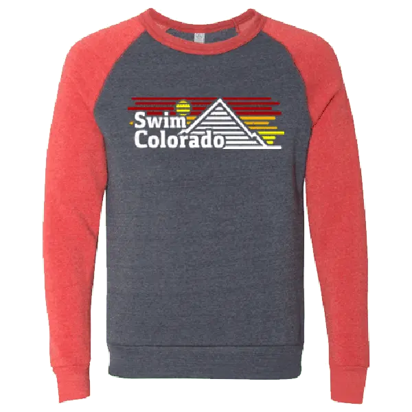 Swim Colorado Retro-Style Crewneck Sweatshirt 1
