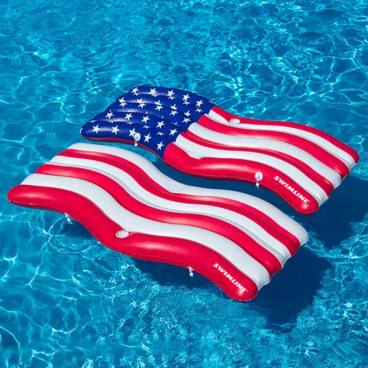 Swimline Americana Flag Connector Float Set – Interlocking Pool Decor 1