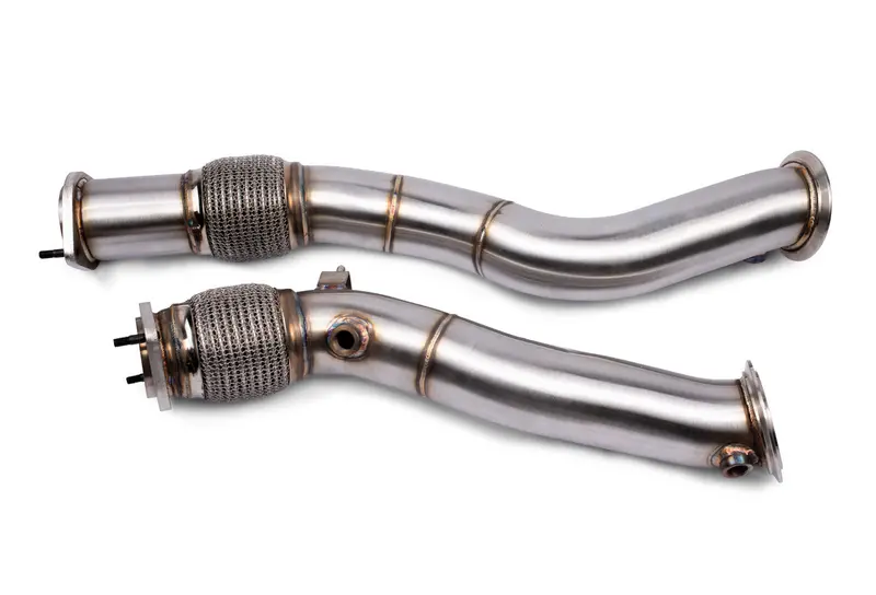 Vrsf Stainless Steel Catless Downpipes For Bmw S58 X3M (F97) And X4M (F98) 1