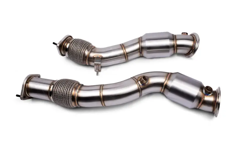 Vrsf Stainless Steel Sport Catted Downpipes For Bmw S58 X3M (F97) And X4M (F98) 1