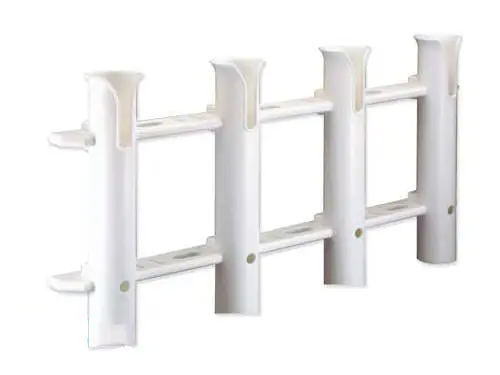 Wall-Mount Rod Holder With Six Rod Slots 1