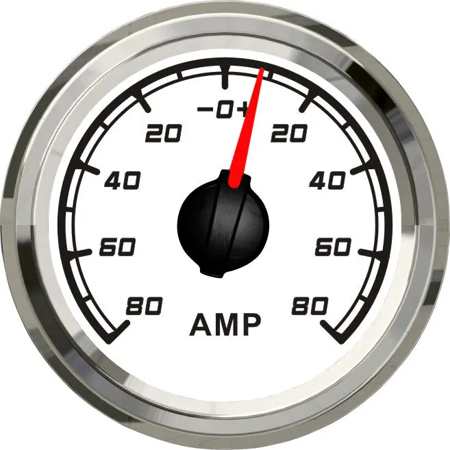 White ±80A Analog Ammeter 1