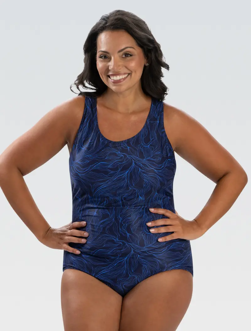 Women'S Aquashape Namaste Modest One-Piece Swimsuit 1