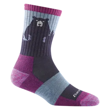 Women'S Bear Town Micro Crew – Lightweight Hiking Sock 1